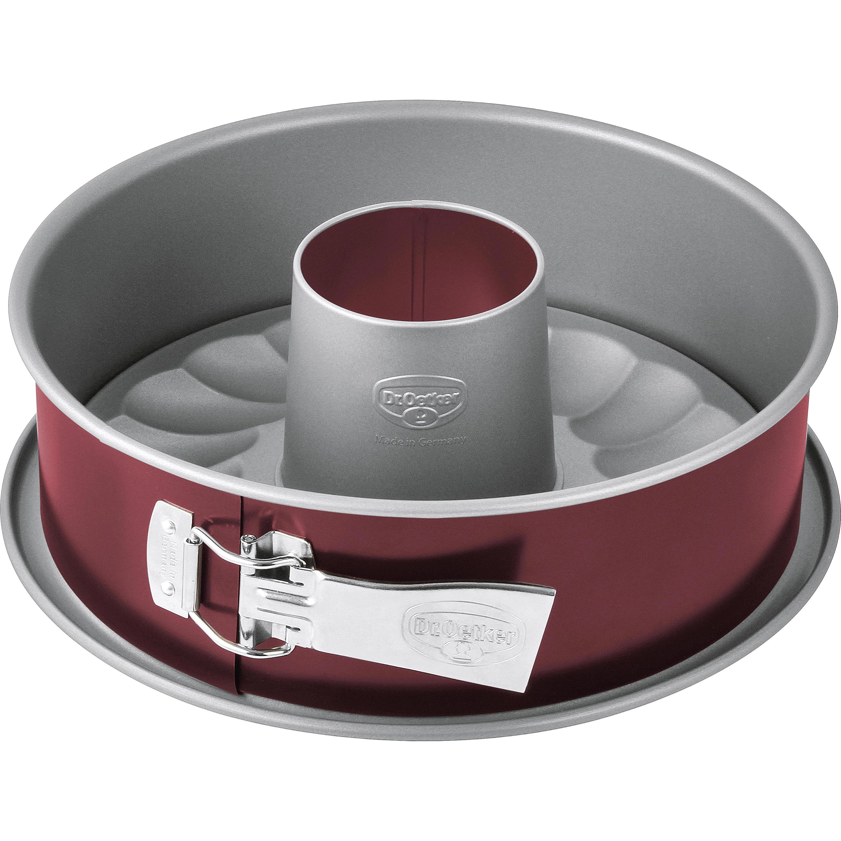 Dr. Oetker Springform Bicolor, Backform, Grau, Rot