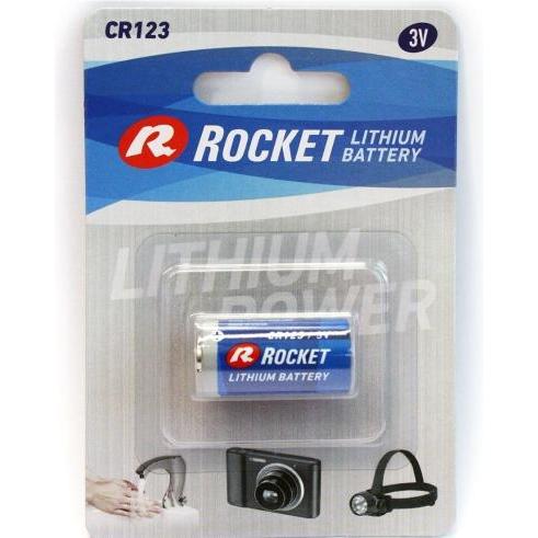 Rocket EL 123 AP-CR17345-CR123A (1 pz., RCR123A), Batterie + pile