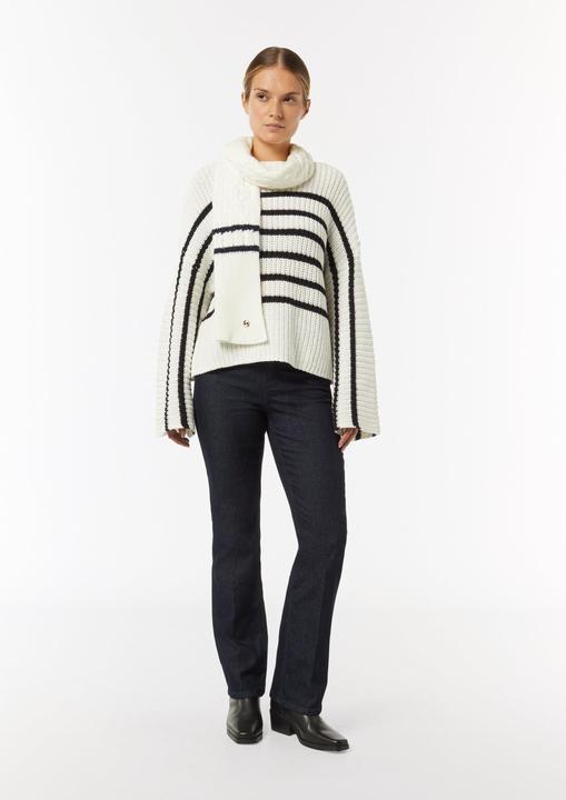 Immagine prodotto Comma Tuch Schal aus Strick mit Kontrastdetails