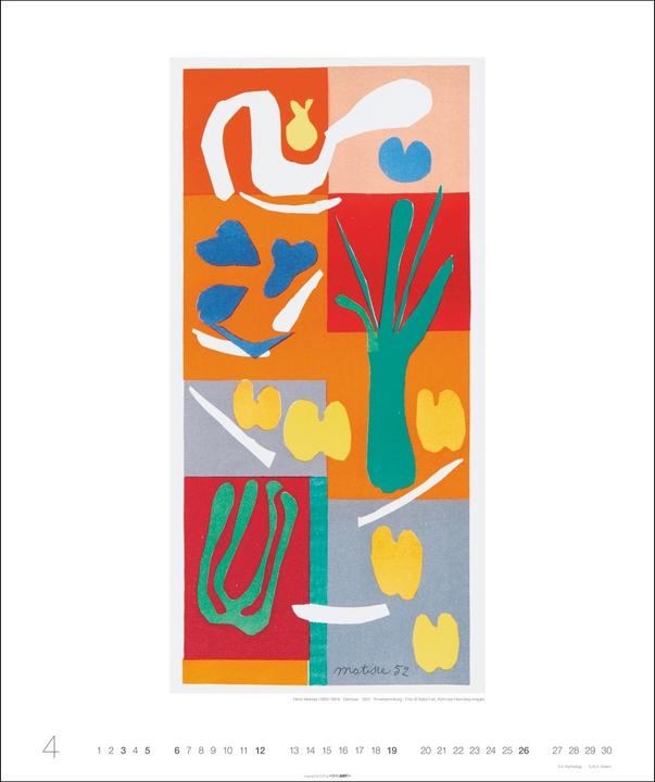 Actual product image Henri Matisse Edition Kalender 2026 (46 x 55 cm)
