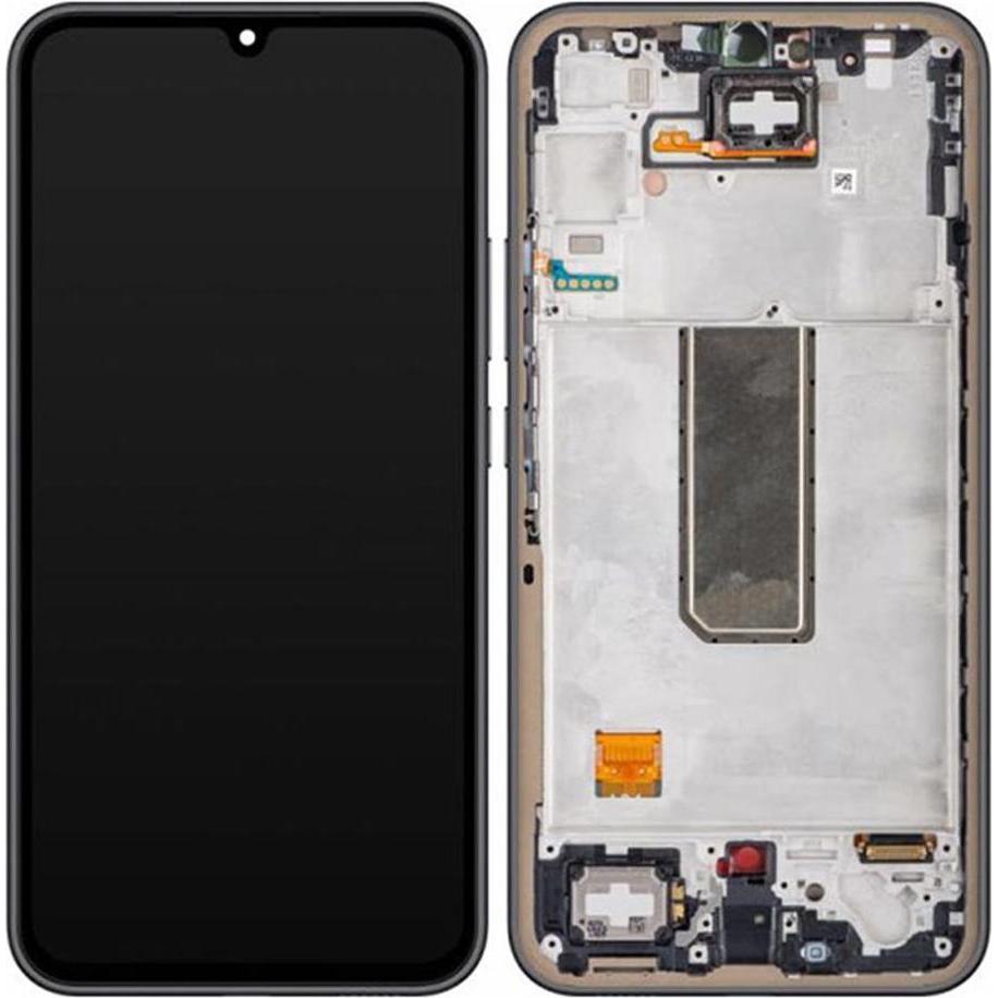 Samsung LCD + Touch + Frame für A346B Galaxy A34 5G - black (Display), Mobilgerät Ersatzteile, Schwa