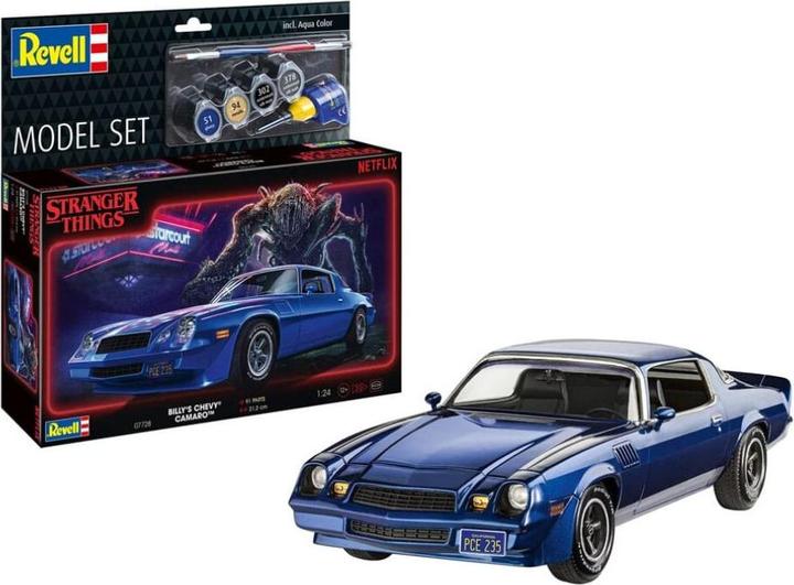 Actual product image Revell Model Set Stranger Things Chevy Camaro Z/28