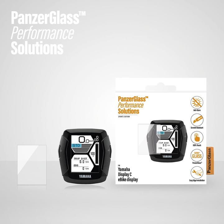 Actual product image PanzerGlass Display Protector Anti-Glare Yamaha Display C (E-bike display)