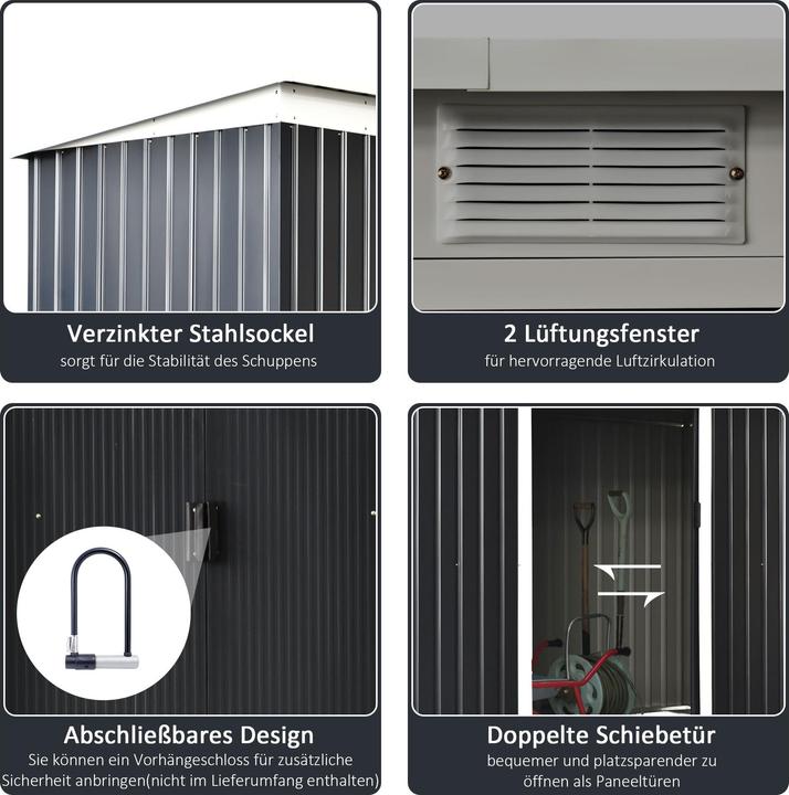 Immagine prodotto Outsunny Capanno degli attrezzi