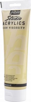 Produktbild Pebeo Studio Acrylics feine Acrylfarben (Neapelgelb Imit, 250 ml)