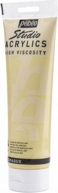 Actual product image Pebeo Studio Acrylics fine acrylic (Naples yellow imitation, 250 ml)