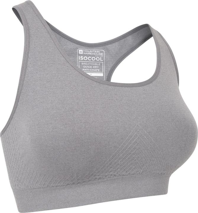 Actual product image Mountain Warehouse Womens/Ladies Anti-Chafe Seamless Sports Bra (L)