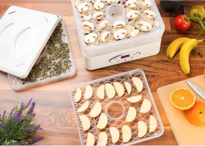 Actual product image Rosenstein & Söhne Dehydrator with 5 dehydrator inserts & timer