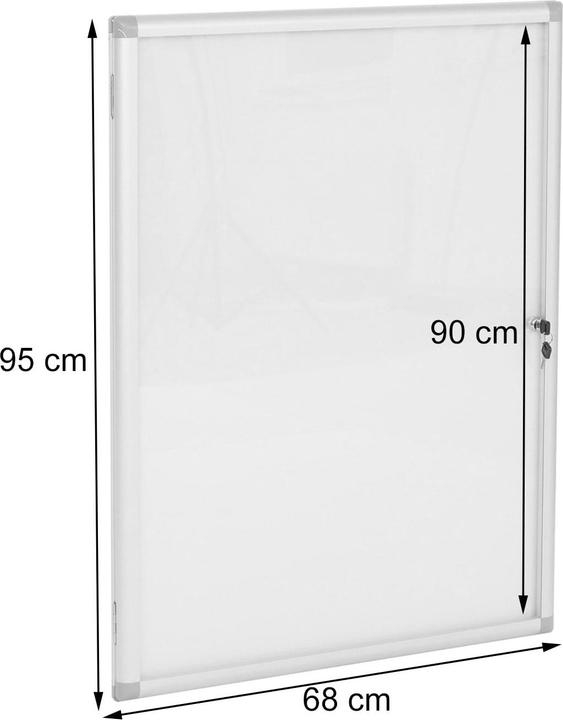 Produktbild MCW Q51-G (Magnettafel, Pinnwand, Whiteboard, 68 x 95 cm)