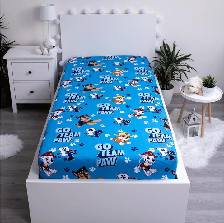 Immagine prodotto Jerry Fix-Leintuch Paw Patrol Blau 90 x 200 cm (90 x 200 cm)