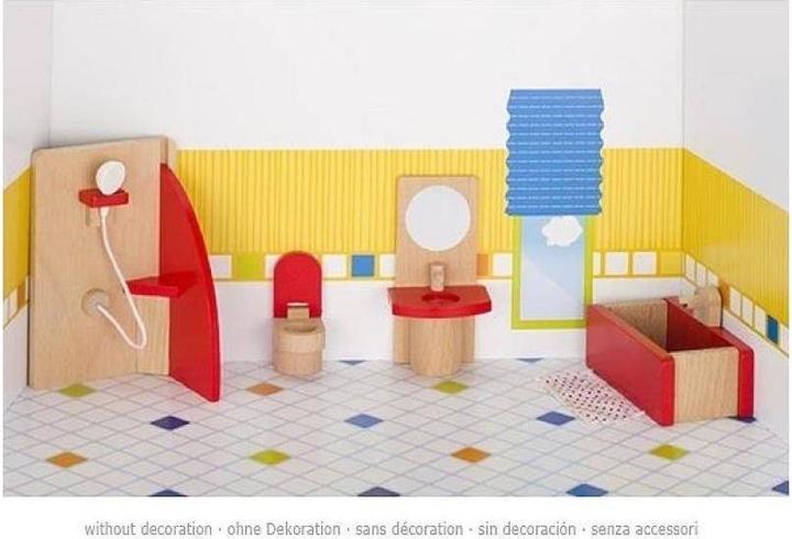 Produktbild Goki 51717 Puppenstuben-Zubehör Puppenhaus Badezimmer