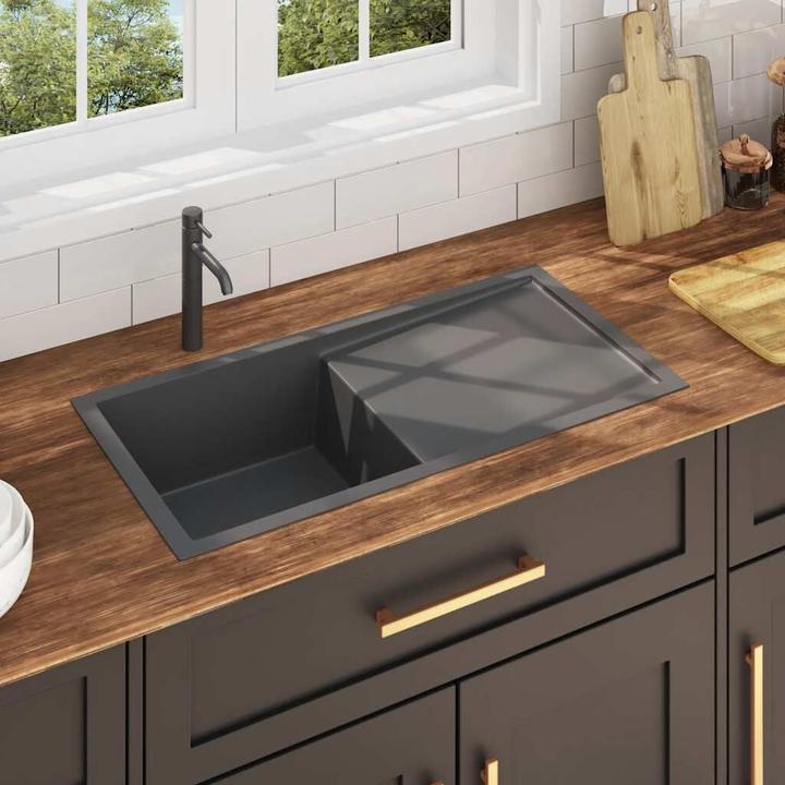 Actual product image vidaXL Küchenspüle (Fitted sink, 44 cm, 87 cm)