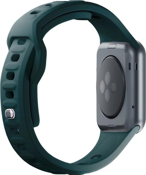 Produktbild 3MK Silicone Watch Strap zielony/ evergreen dla Apple Watch 42/44/45/49mm (Edelstahl, Silicone)