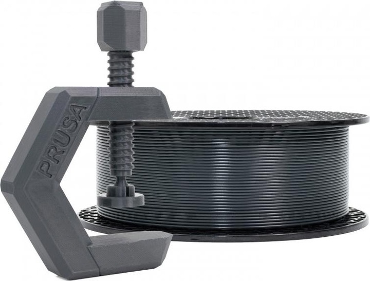 Actual product image Prusa Prusament PETG Anthracite Grey 1kg (PETG, 1.75 mm, 1000 g, Grey)
