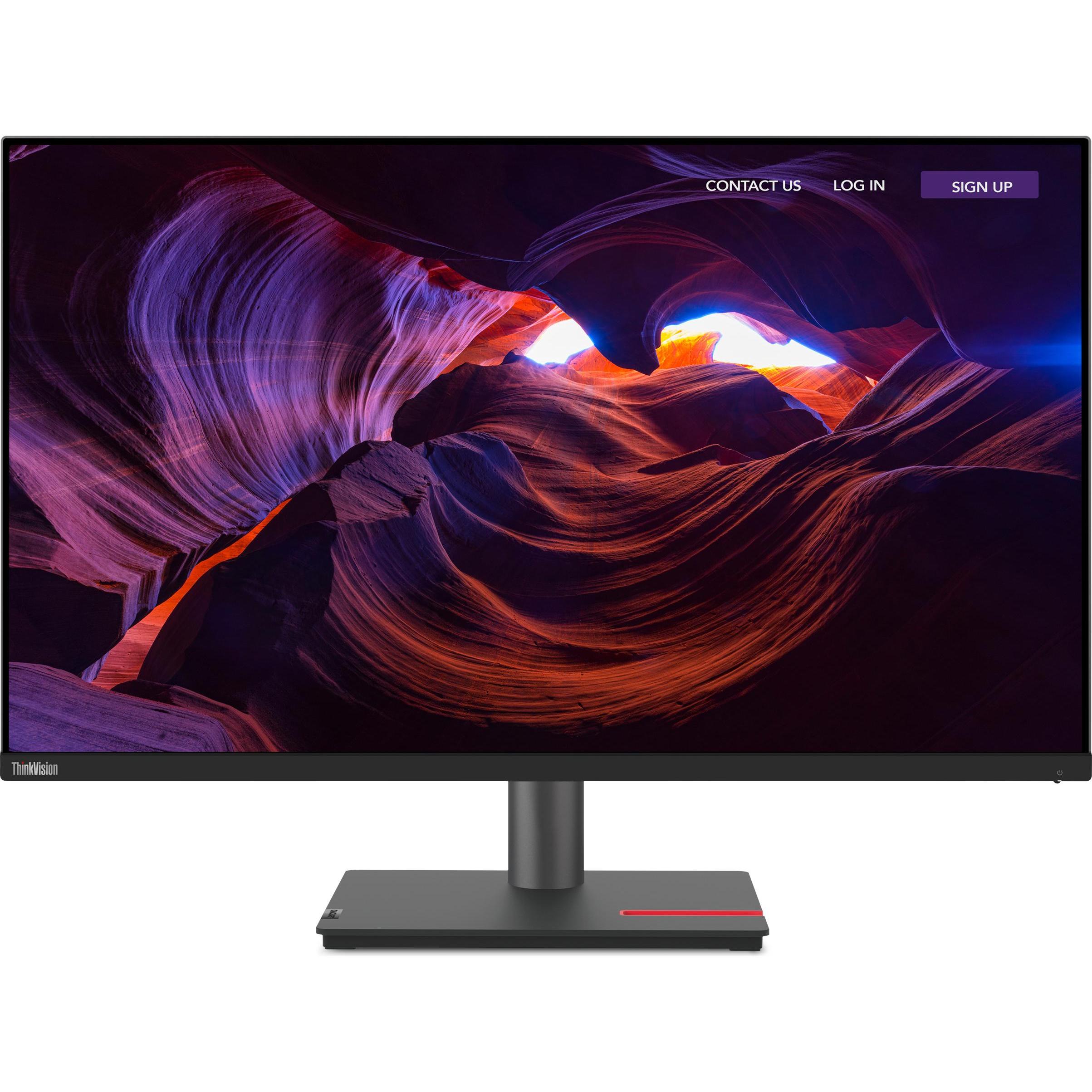 Lenovo ThinkVision P32p-30 (3840 x 2160 Pixel, 31.50"), Monitor, Schwarz