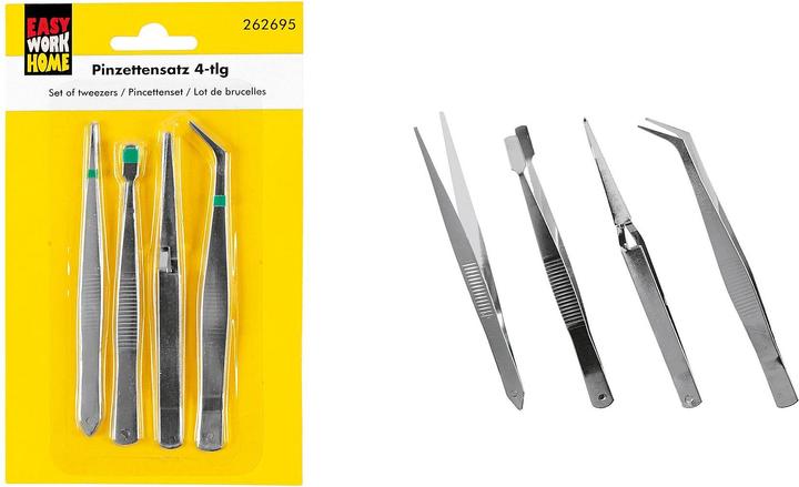 Actual product image Easy Work Set of tweezers