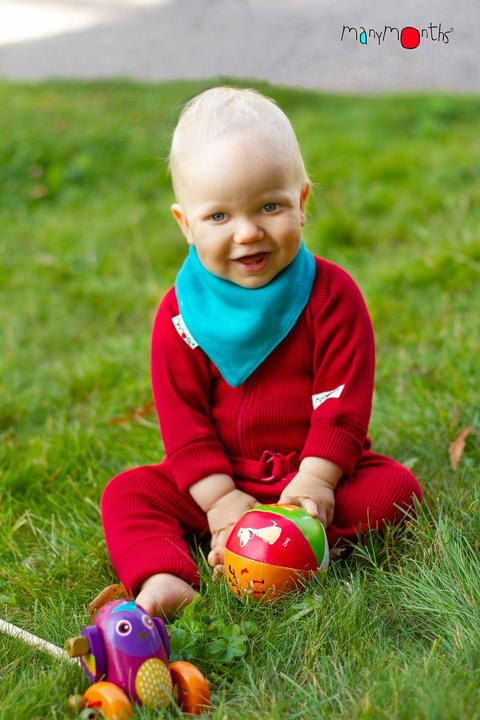 Produktbild ManyMonths Woll-Overall - Pea Purée (L, XS)