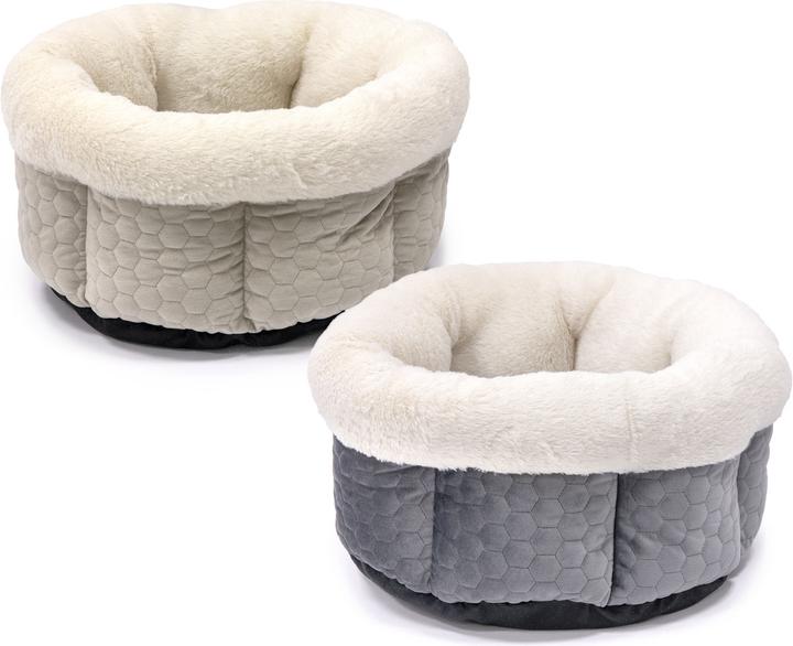 Actual product image Karlie Lounger Bed Velvet Round (Dog)
