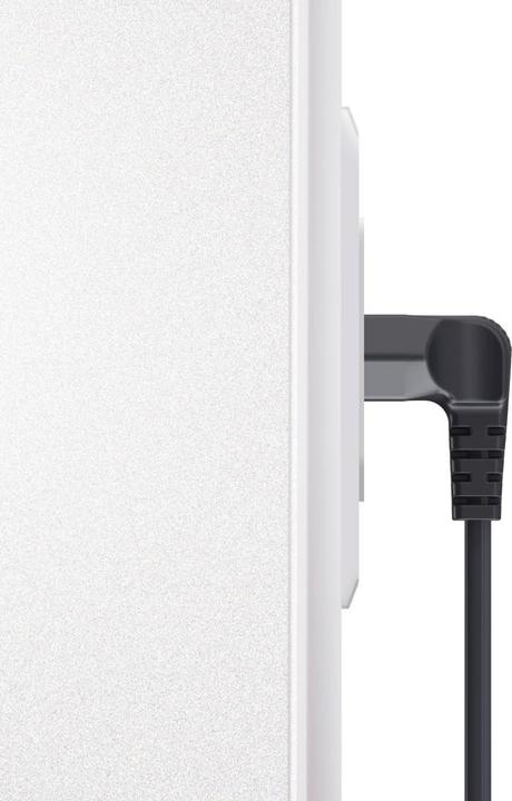 Actual product image Hama Power cable, angled at both ends, Euro plug, double groove/C7, 5 m, black (5 m)