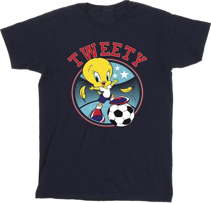 Immagine prodotto Looney Tunes Tweety Football Circle Maglietta Uomo (3XL)