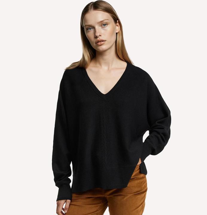 Actual product image Anne Weyburn V-Ausschnitt-Pullover aus Feinstrick (S)