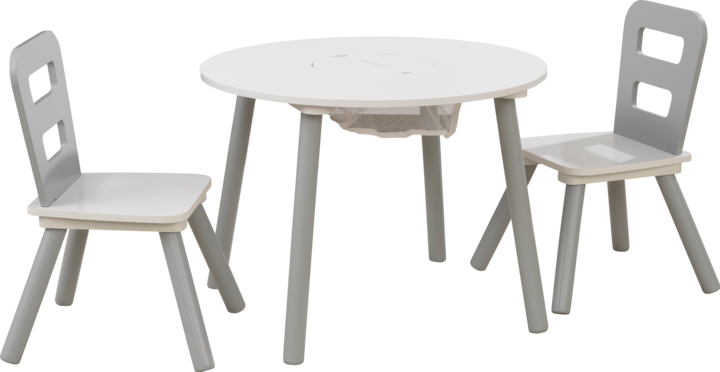 Image du produit KidKraft Table ronde avec 2 chaises (Groupe de sièges pour enfants)