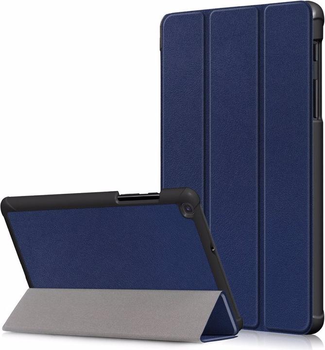 Productafbeelding Cover-Discount Galaxy Tab A 8.0 / 2019 - Tri-fold Smart Case donkerblauw (Samsung Galaxy Tab A8)