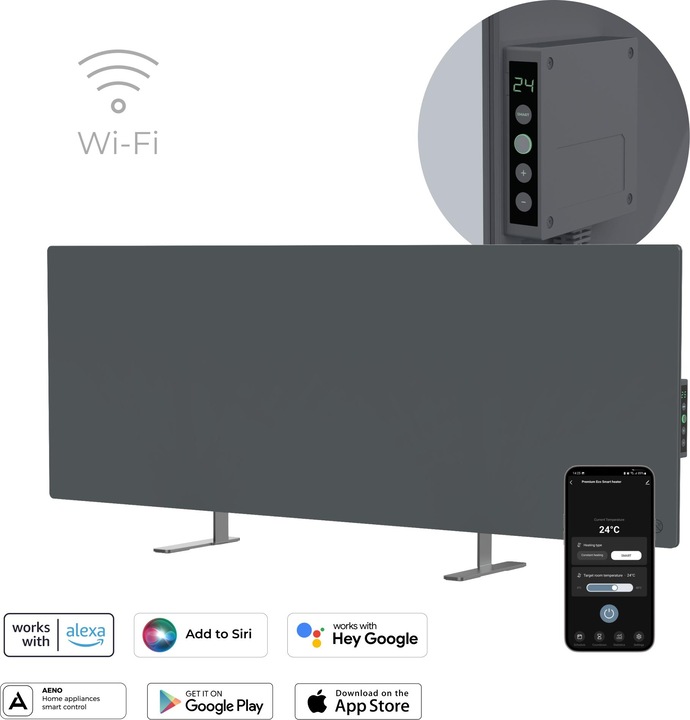 Immagine prodotto Aeno Riscaldatore radiante a infrarossi Premium Eco Smart LED GH5S (700 W)