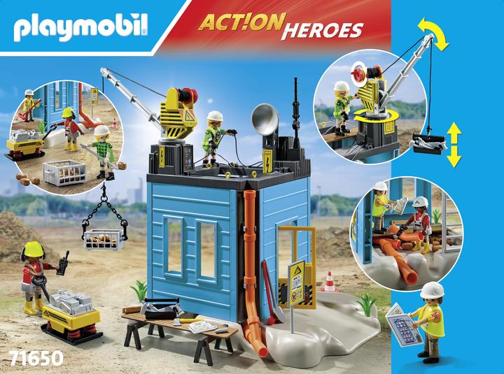 Image du produit Playmobil Chantier de construction (71650, Playmobil Action Heroes)