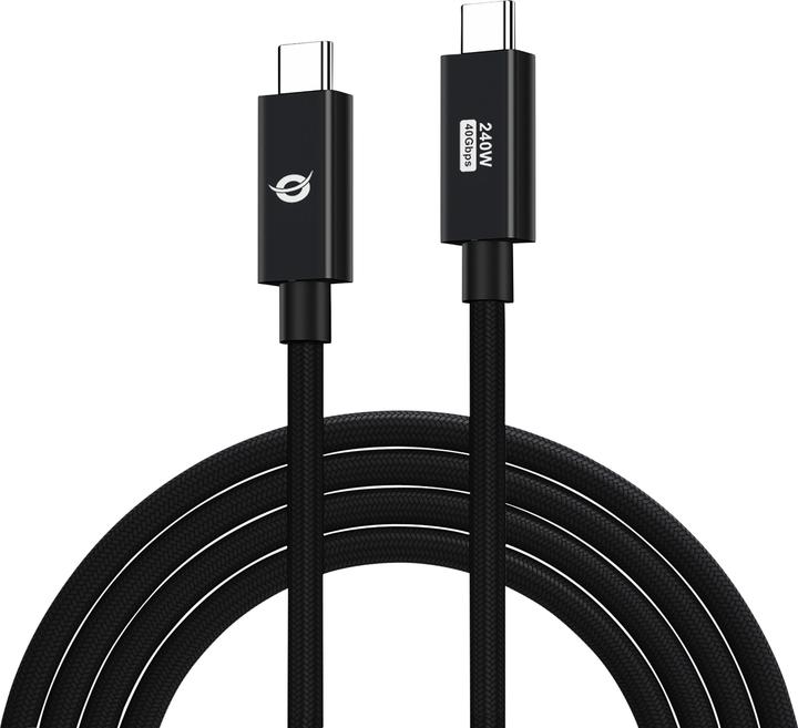 Actual product image Conceptronic Cable USB-C 4.0 -> C St/St 2.00m 5A 40Gbps bw (2 m, USB 4.0, 240 W)