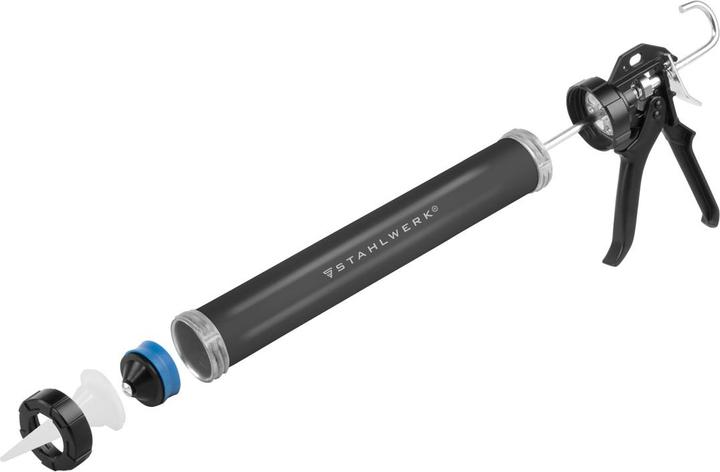 Produktbild Stahlwerk Silikonpistole SPB-600 ST mit 600 ml aus Aluminium Silikonpresse