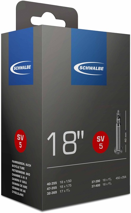 Image du produit Schwalbe Sv 5 (Presta (SV), 18", 40 mm)