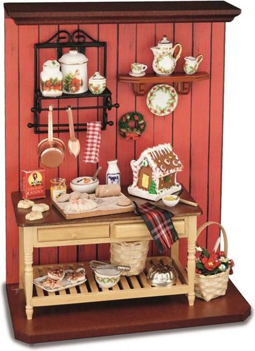 Reutter 001.802/7 - Wanddisplay "Weihnachtsbäckerei", Miniatur