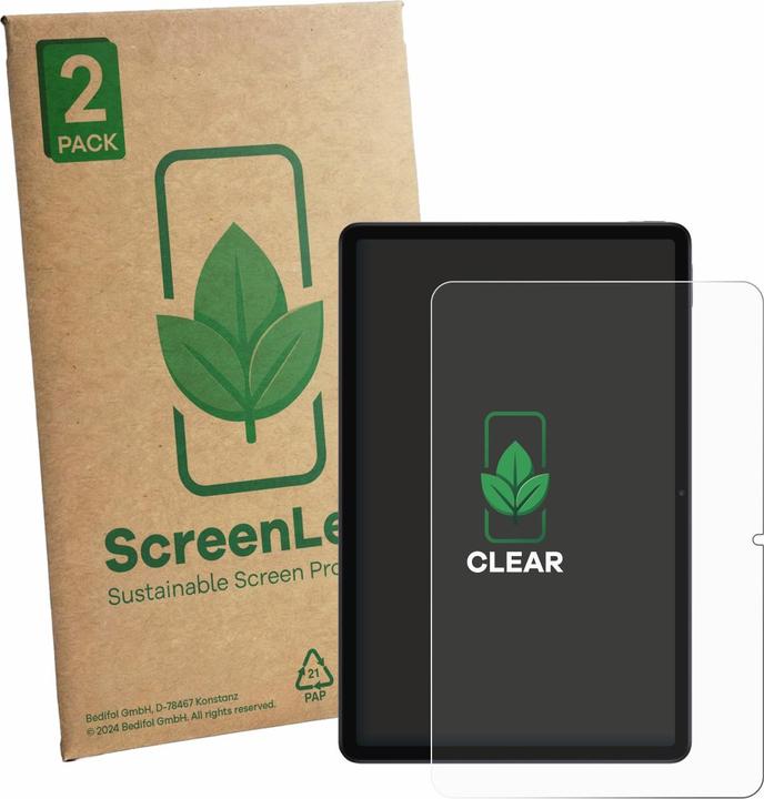 Produktbild ScreenLeaf Schutzfolie für Xiaomi Redmi Pad 2 SE nachhaltiger Displayschutz Display Schutz Folie Klar (2 Stk., Xiaomi Redmi Pad 2)