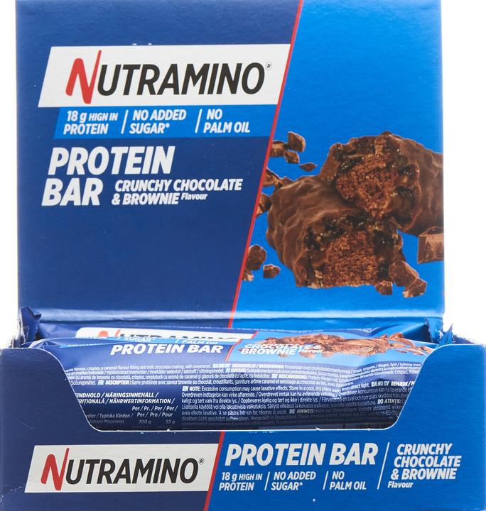 Produktbild Nutramino Proteinbar Chocolate Brownie (12 Stk., 660 g)