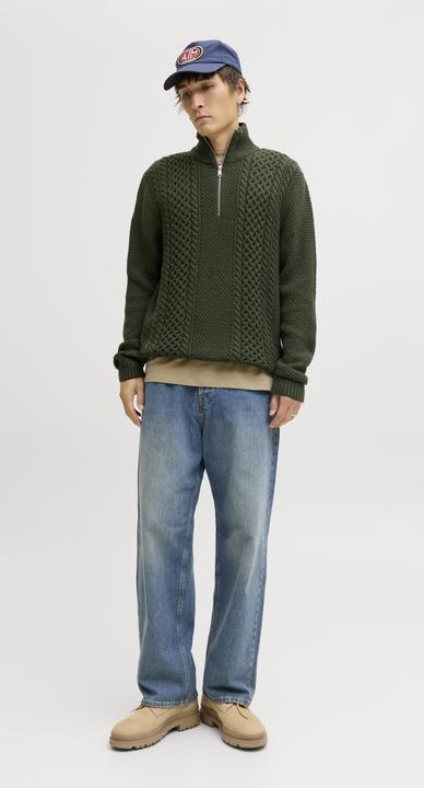 Produktbild Jack & Jones Einfarbig Strickpullover Strickpullover (L)