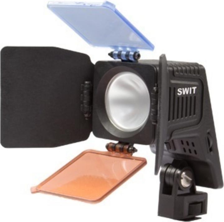 Immagine prodotto Swit 13W COB LED On-camera Light 800Lux, dimmerabile 70W uscita equivalente Singola ombra, morbida