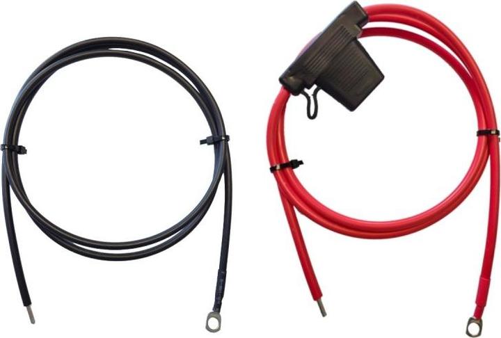 Produktbild Voltima Batteriekabel-Satz für Laderegler 1,5m mit Inline-Sicherung M8/Aderendhülse (Solarkabel)