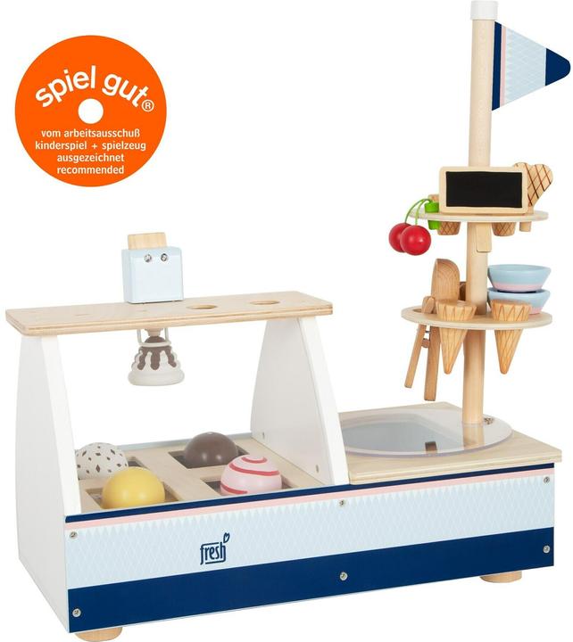 small foot Ice cream counter fresh