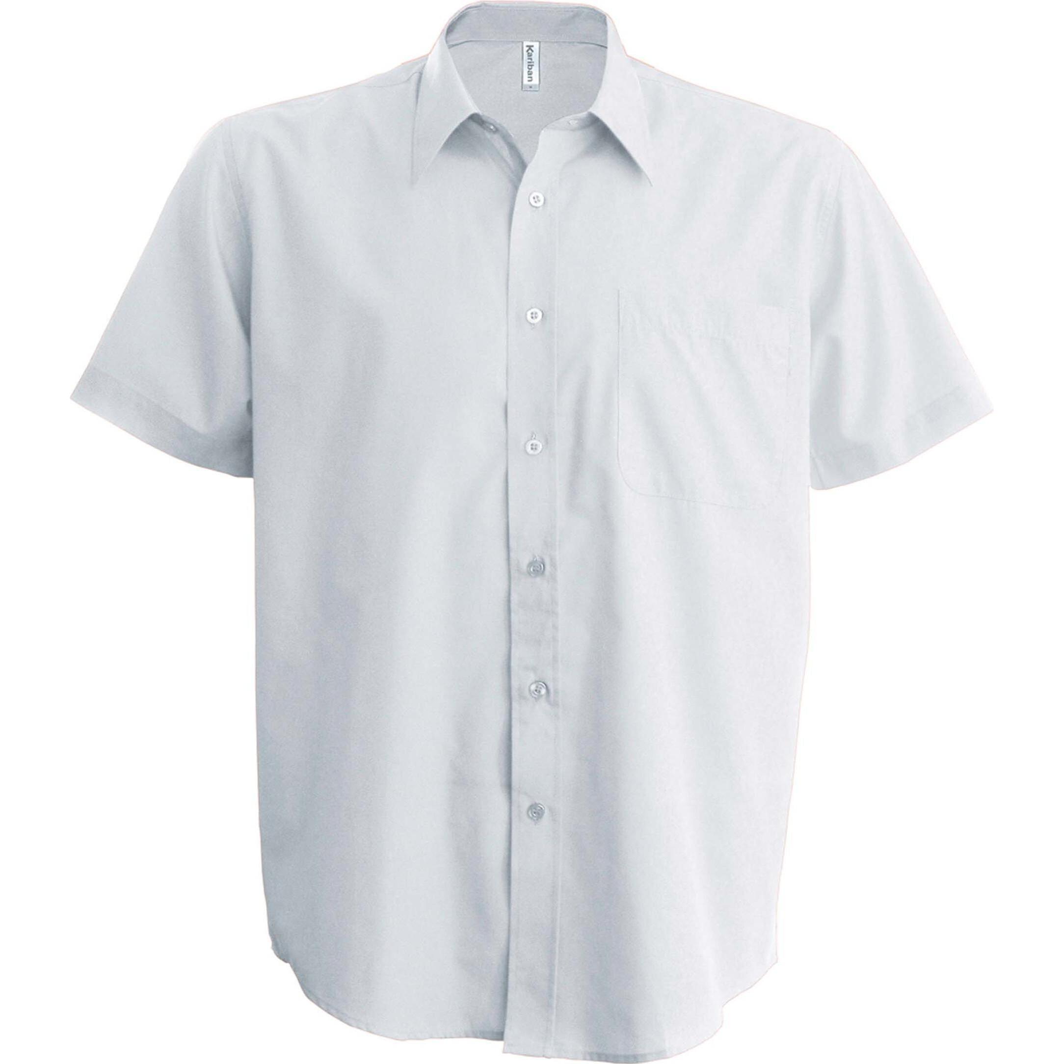Kariban, Herren, Hemd, Aces, Silber, (6XL)