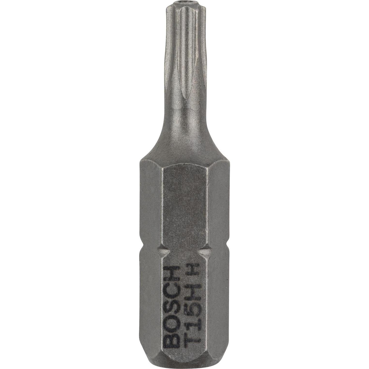 Bosch Professional Zubehör, Bits, T15H Security-Torx-Schrauberbit Extra-Hart (T15H)