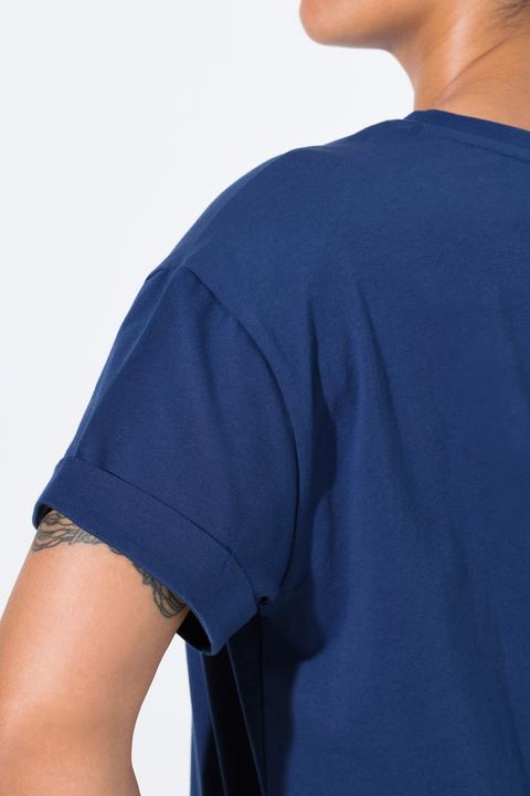 Produktbild Miamoda T-Shirt, Boxy Fit, Brusttaschen-Druck mit Glitzer (46)