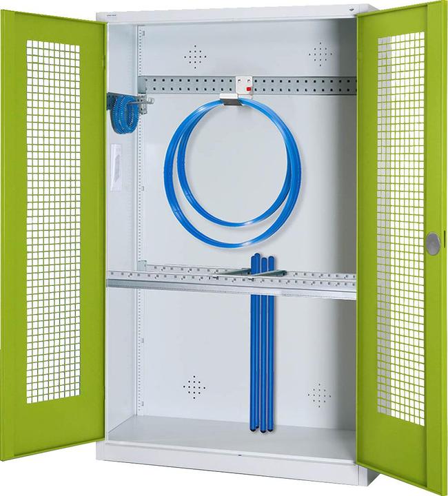 Immagine prodotto C+P Armadio modulare per attrezzature sportive con attrezzatura di base (HxLxP: 195x120x50 cm, con ante