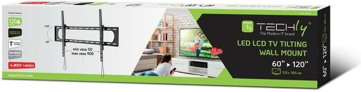 Image du produit Techly Support mural pour LED/LCD 60-120" Inclinaison (Mur, 120", 120 kg)