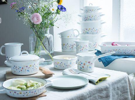 Actual product image Riess Beak pot (12 cm, Milk pan, Enamel)