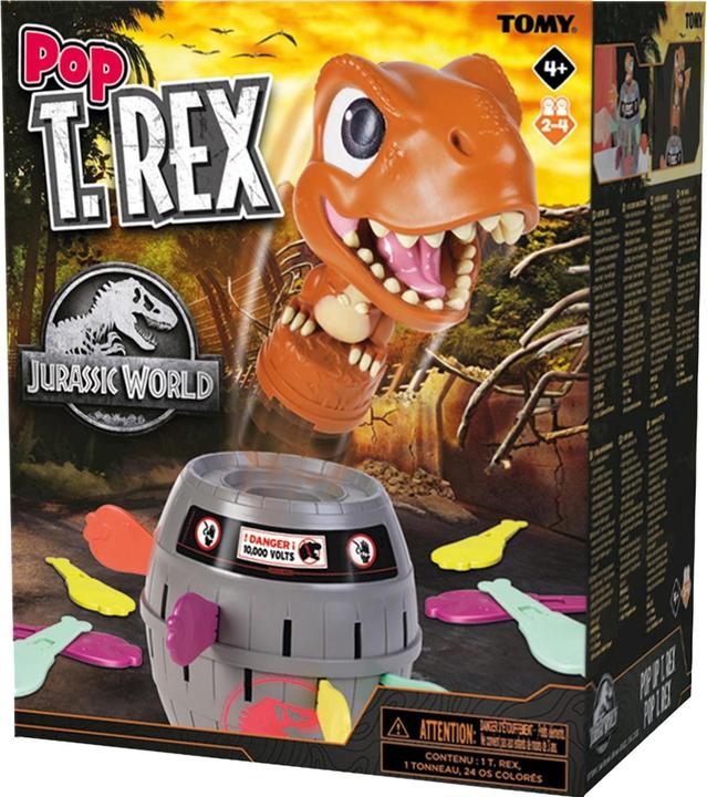 Immagine prodotto Tomy Jurassic World - T-Rex pop up (Multilingue, 2 - 4 Giocatori)