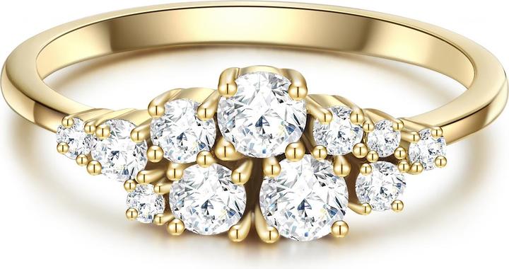 Immagine prodotto Glanzstücke München Donna Argento Sterling Cubic Zirconia Oro Giallo - 28369 (50, 925 Argento)