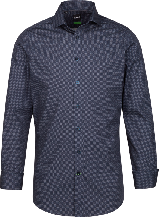 Kauf London New Kent Langarm slim fit mit Kontrast (44)