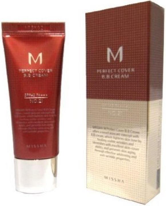 Actual product image Missha M Perfect Cover (21 Bright Beige)