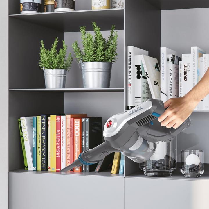 Produktbild Hoover HF122CAR 011 Akku Dry Textile Bagless 0,9 L 170 W Grau, Titanium